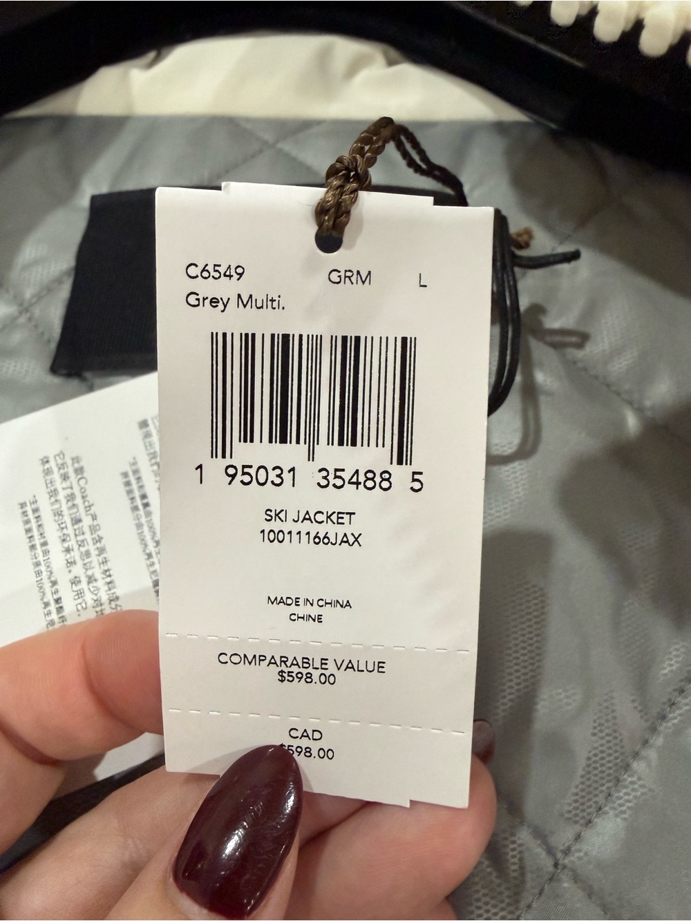 Coach Ski Jacket - Picture 11 of 16